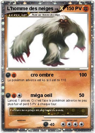 Pokemon L'homme des neiges