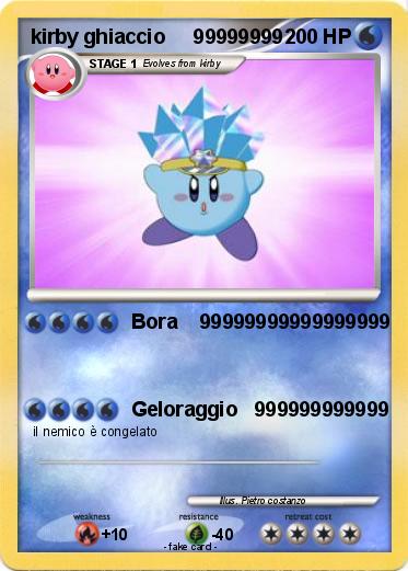 Pokemon kirby ghiaccio     99999999