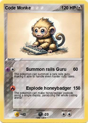 Pokemon Code Monke