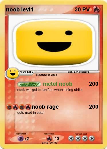 Pokemon noob levl1