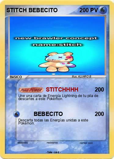 Pokemon STITCH BEBECITO