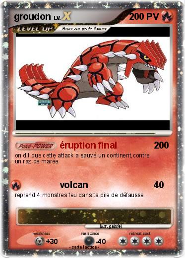 Pokemon groudon