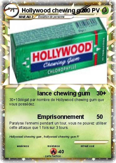 Pokemon Hollywood chewing gum