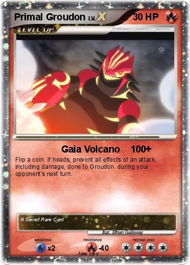 Pokemon Primal Groudon