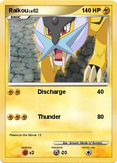 Pokemon Raikou