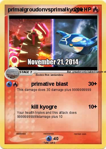 Pokemon primalgroudonvsprimalkyogre