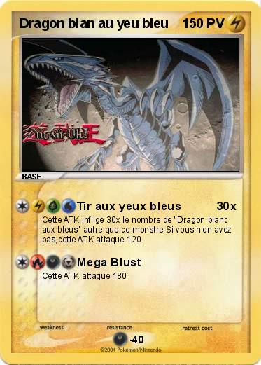 Pokemon Dragon blan au yeu bleu
