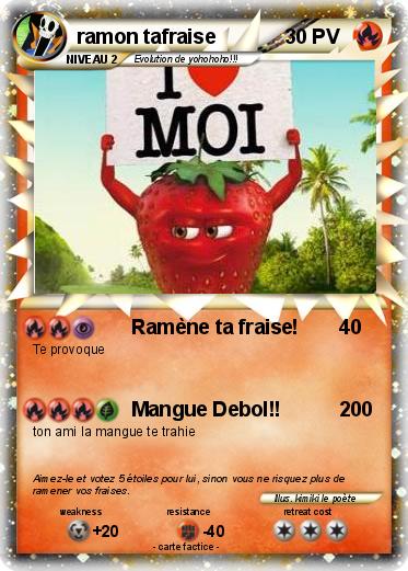 Pokemon ramon tafraise