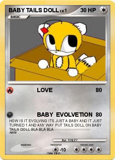 Pokemon BABY TAILS DOLL