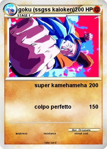 Pokemon goku (ssgss kaioken)
