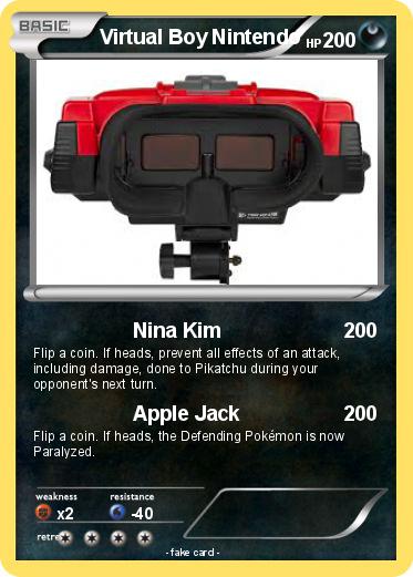 Pokemon Virtual Boy Nintendo