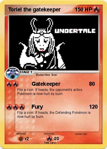 Pokemon Toriel the gatekeeper