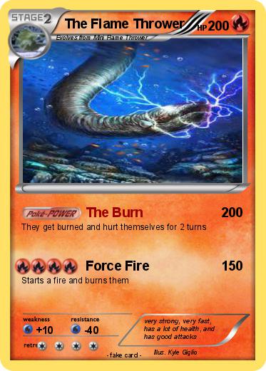 Pokemon The Flame Thrower