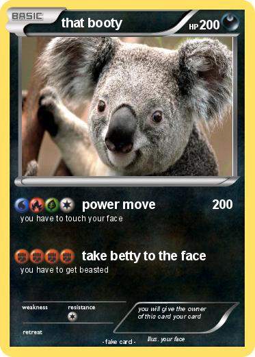 Pokemon that booty