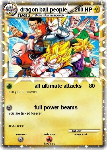 Pokemon dragon ball people