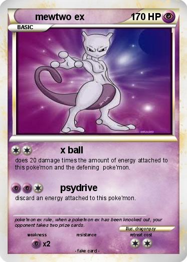 Pokemon mewtwo ex