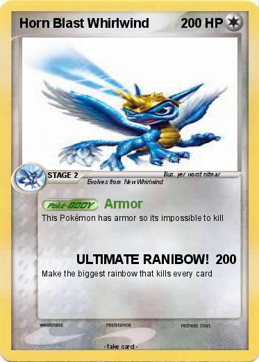 Pokemon Horn Blast Whirlwind