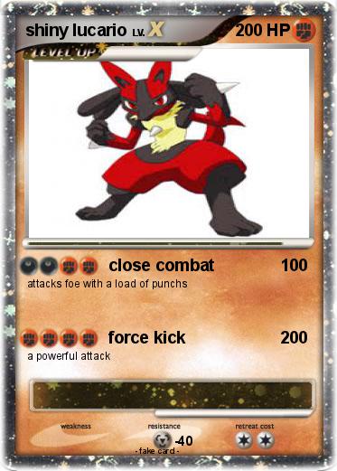 Pokemon shiny lucario