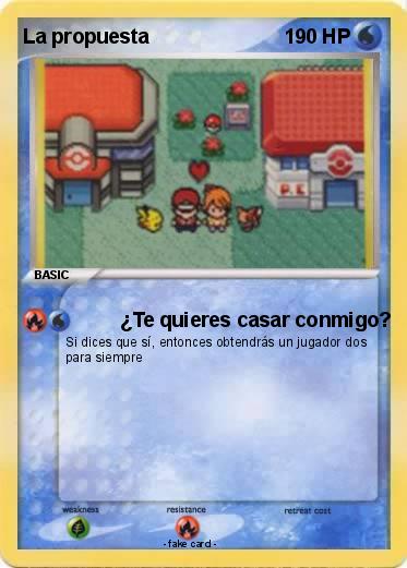 Pokemon La propuesta