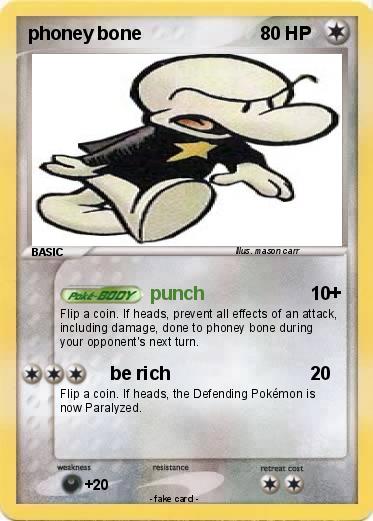 Pokemon phoney bone