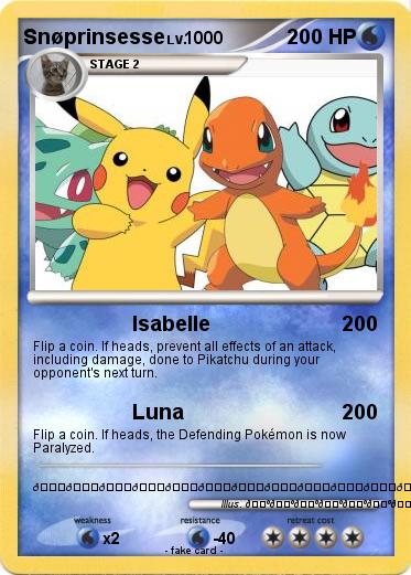 Pokemon Snøprinsesse