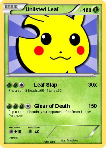 Pokemon Unlisted Leaf
