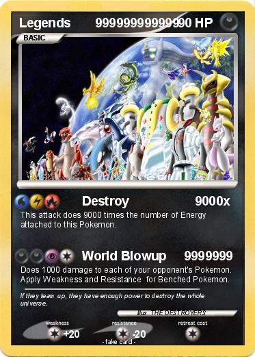 pokemon card has name in picture legend maker