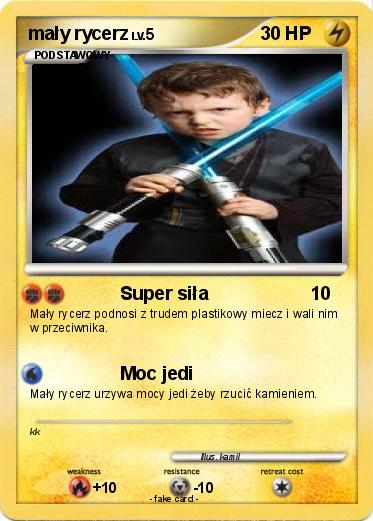 Pokemon mały rycerz