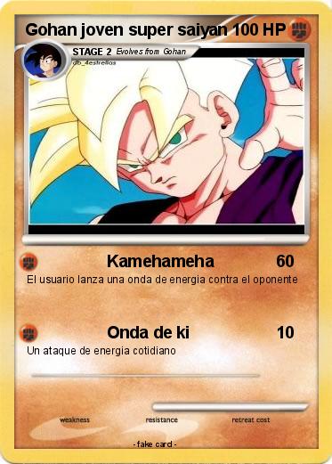 Pokemon Gohan joven super saiyan
