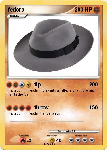 Pokemon fedora
