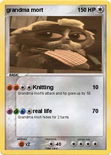 Pokemon grandma mort