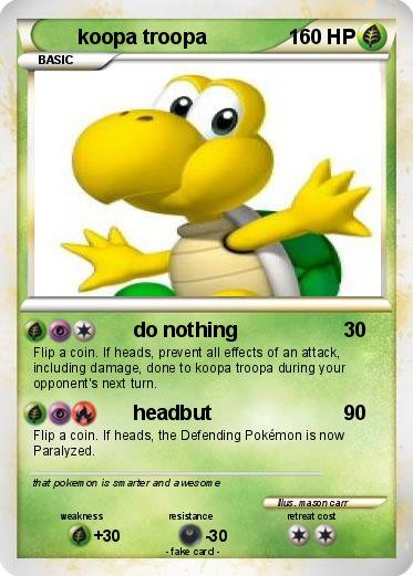 Pokemon koopa troopa