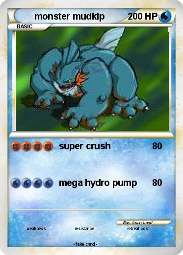 Pokemon monster mudkip