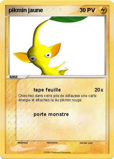 Pokemon pikmin jaune