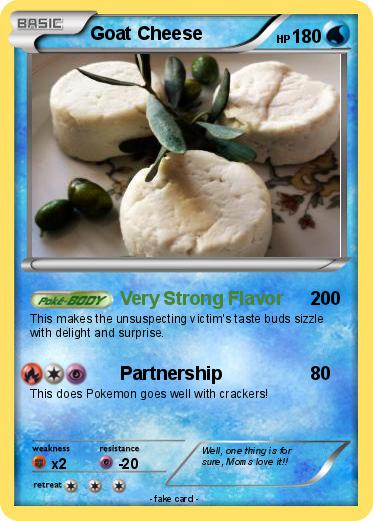 Pokemon Goat Cheese