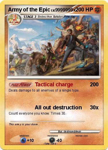 Pokemon Army of the Epic