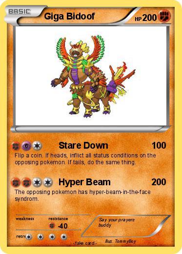 Pokemon Giga Bidoof
