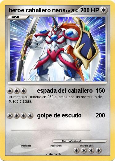 Pokemon heroe caballero neos