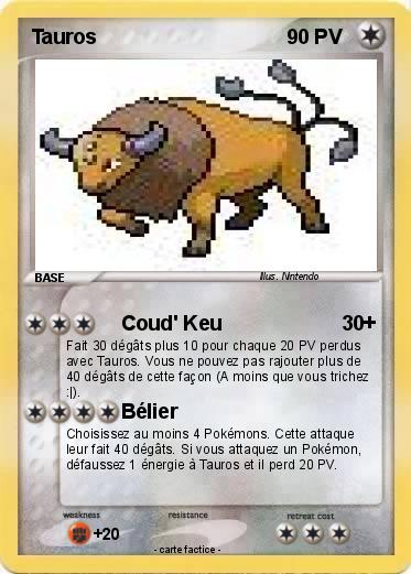 Pokemon Tauros