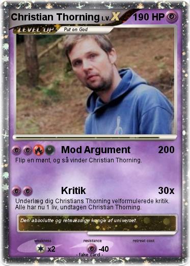 Pokemon Christian Thorning