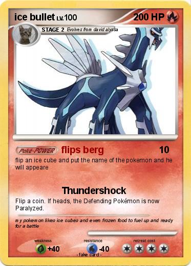 Pokemon ice bullet