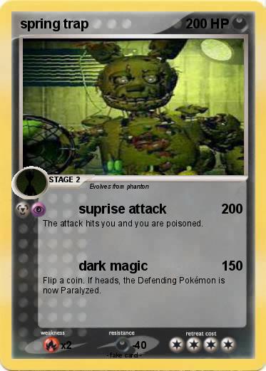 Pokemon spring trap