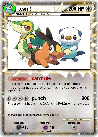 Pokemon team!