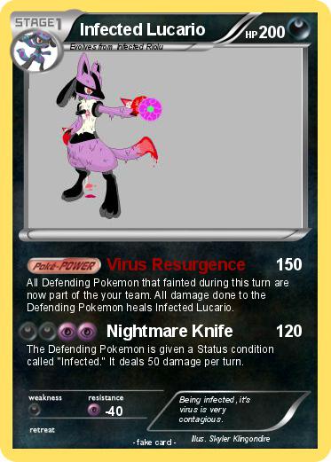Pokemon Infected Lucario