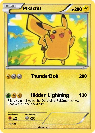 Pokemon Pikachu
