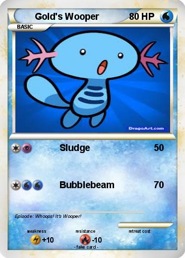 Pokemon Gold's Wooper