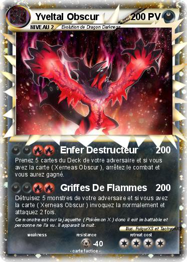 Pokemon Yveltal Obscur