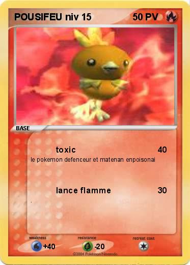 Pokemon POUSIFEU niv 15
