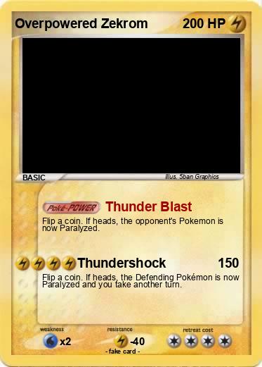 Pokemon Overpowered Zekrom