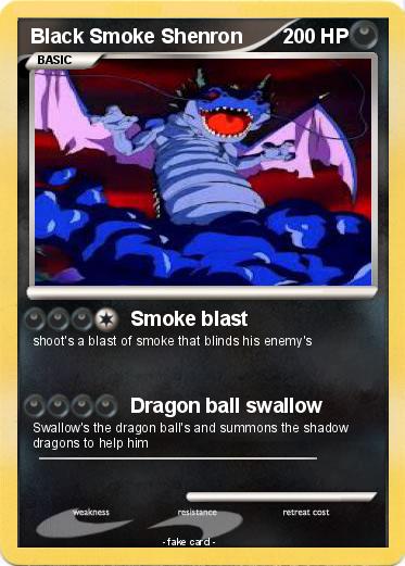 Pokemon Black Smoke Shenron